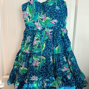 Lilly Pulitzer Blue Floral Dress